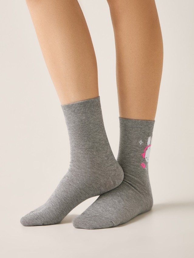 Women's socks CONTE ELEGANT CLASSIC, s.23-25, 679 grey - 2