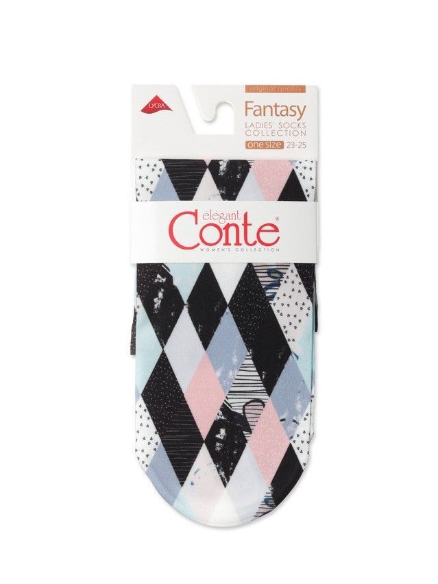 Women's socks CONTE ELEGANT FANTASY, s.23-25, 100 - 3