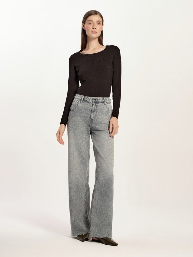 Denim trousers CONTE ELEGANT CON-785, s.170-102, grey - 1