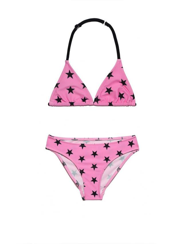 Swimming costume for girls CONTE ELEGANT MAXI STAR, s.134,140-68, pink - 2