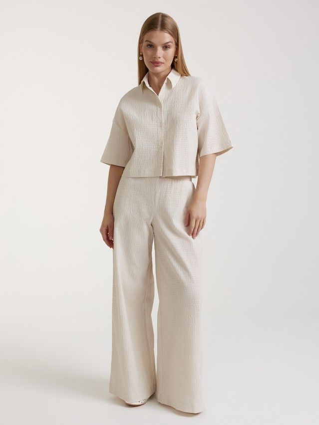 Women's trousers CONTE ELEGANT LBK 3165, s.170-84-90, tofu - 1