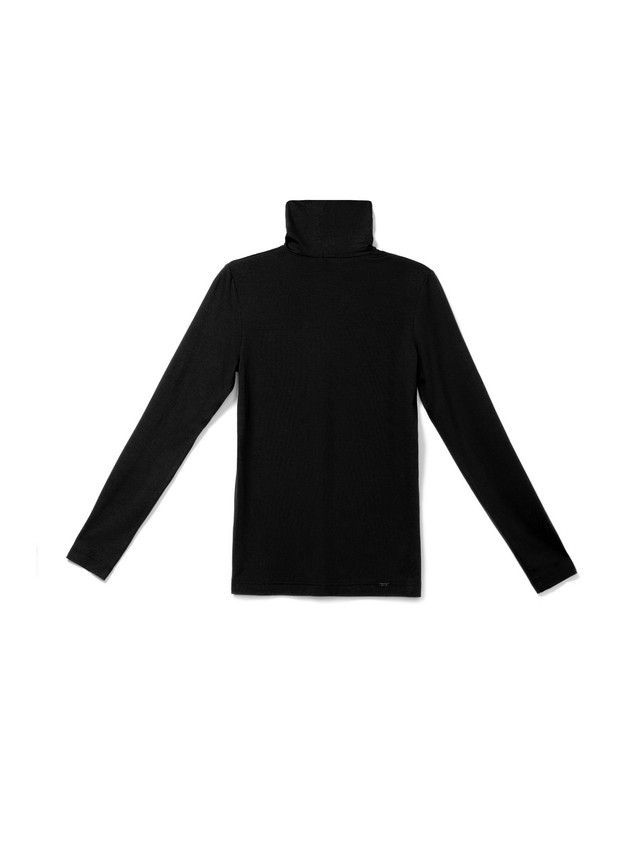 Women's polo neck shirt CONTE ELEGANT LD 820, s.170-92, nero - 5