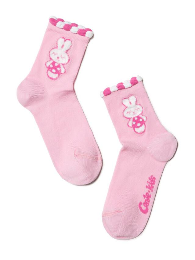 Children's socks TIP-TOP (with hair clips) 17S-88SP, s.24-26, 290 light pink - 2