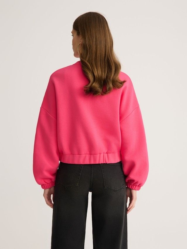 Women's polo neck shirt CONTE ELEGANT LD 2839, s.170-84, pink flash - 2