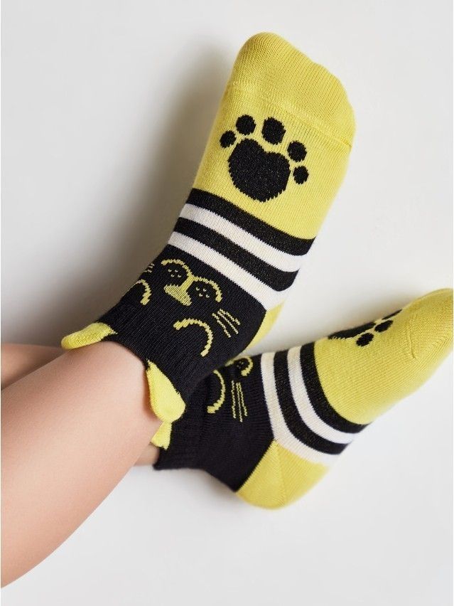Children's socks CONTE-KIDS TIP-TOP, s.18-20, 319 yellow - 1