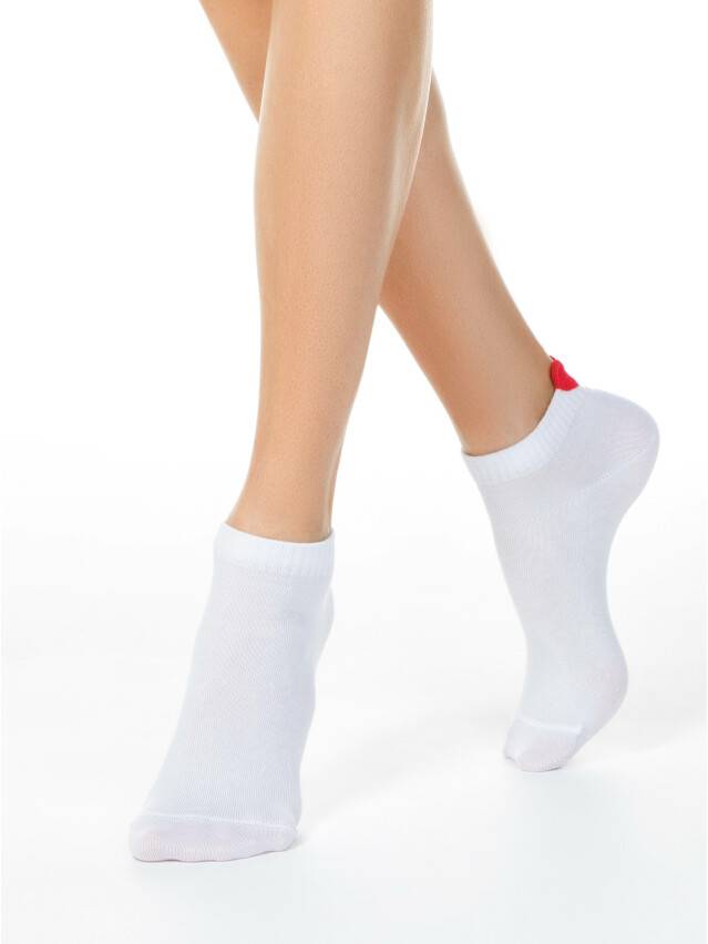 Women's socks CONTE ELEGANT ACTIVE, s.23, 221 white - 2