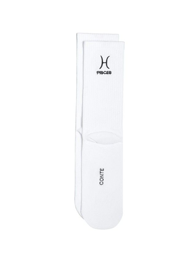 Men's socks CONTE, s.27-29, 635 white - 3