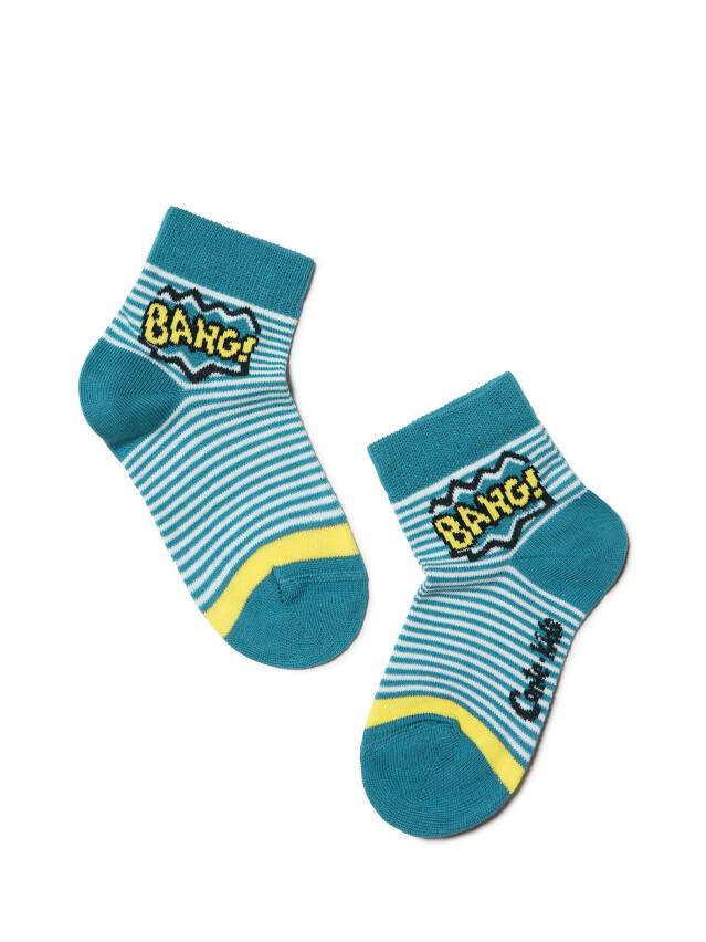 Children's socks CONTE-KIDS TIP-TOP, s.18-20, 296 turquoise - 1