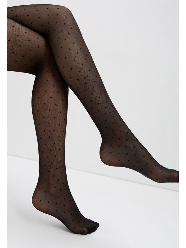 Women's tights CONTE ELEGANT DOTS SLIM, s.2, nero - 4