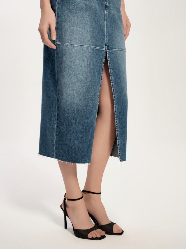Denim skirt CONTE ELEGANT CON-764, s.170-90, blue - 3