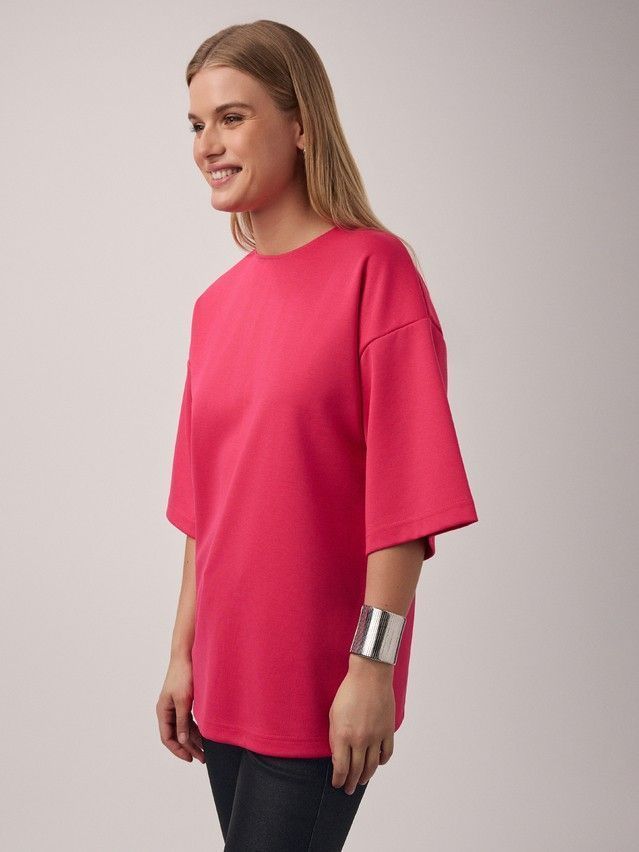 Women's polo neck shirt CONTE ELEGANT LD 2806, s.170-92, pink flash - 3