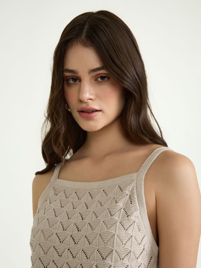 Women's top CONTE ELEGANT LDK2445, s.170-84, beige - 1