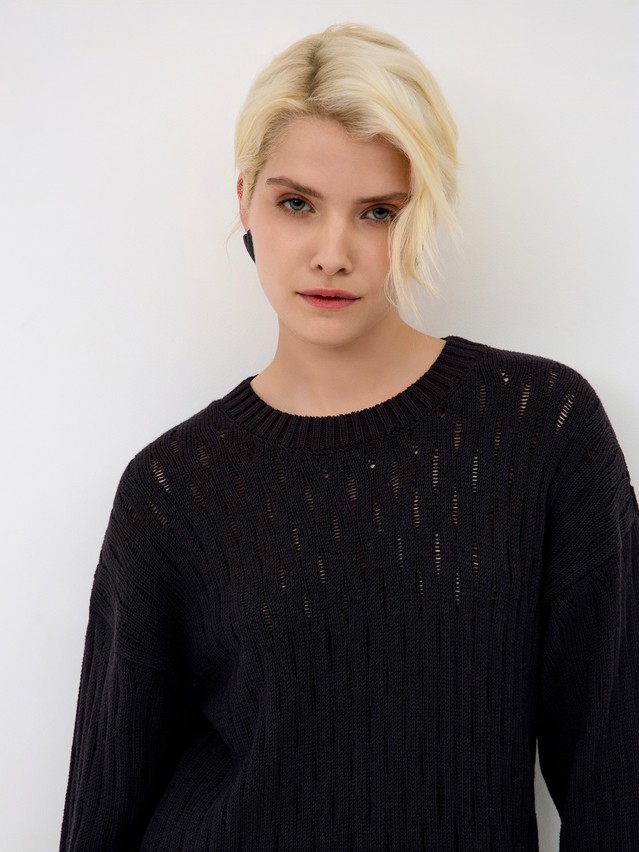 Women's pullover CONTE ELEGANT LDK24119, s.170-84, black - 4