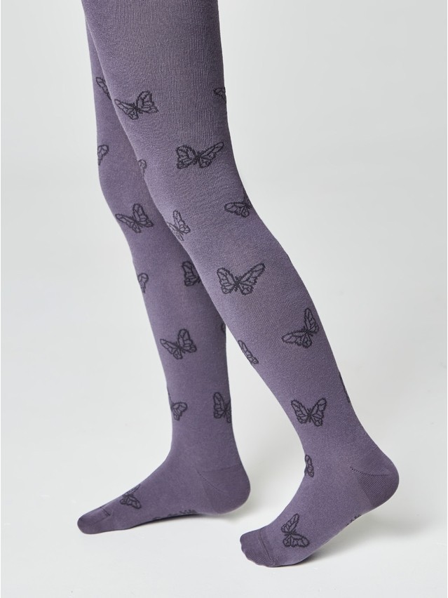 Children's tights CONTE-KIDS TIP-TOP, s.116-122 (18),678 grey-violet - 1