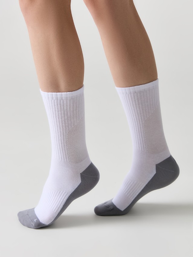 Women's socks CONTE ELEGANT SPORT, s.23-25, 1126 white - 1