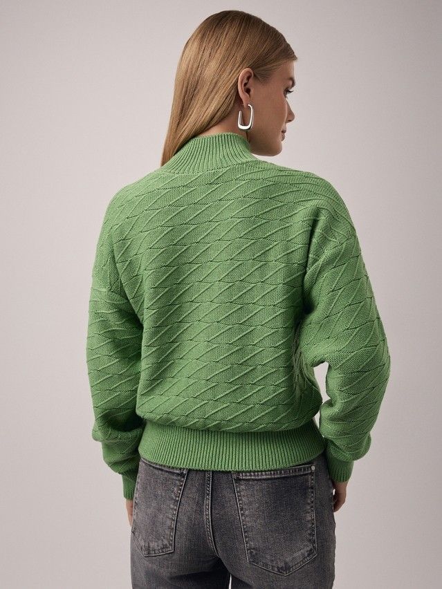 Women's pullover CONTE ELEGANT LDK23100, s.170-84, grass green - 4