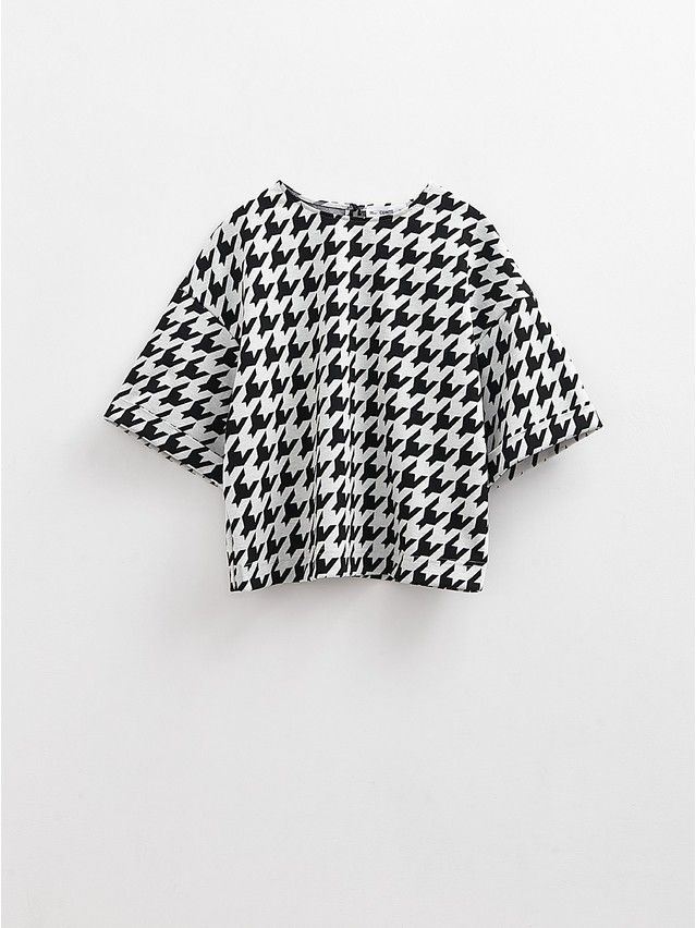 Women's polo neck shirt CONTE ELEGANT LD 2809, s.170-92, dogtooth - 7