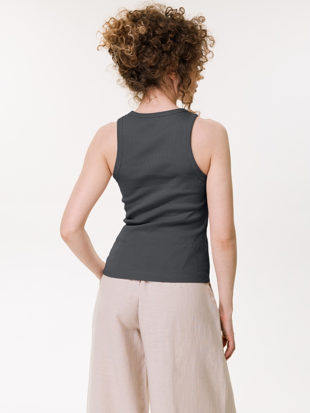 Women's tank top CONTE ELEGANT BASIC COLLECTION LM 5022, s.170-84, graphite - 2