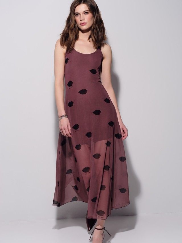 Women's pinafore dress CONTE LSF 3487, s.170-88-94, lips - 1