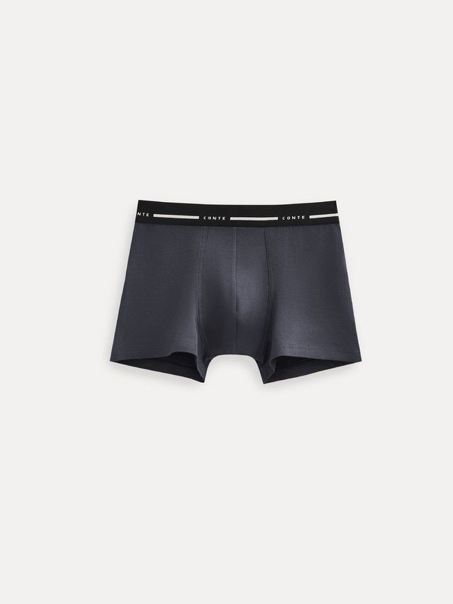 Men's underpants CONTE PREMIUM MSH 3601, s.78,82, steel gray-black - 1