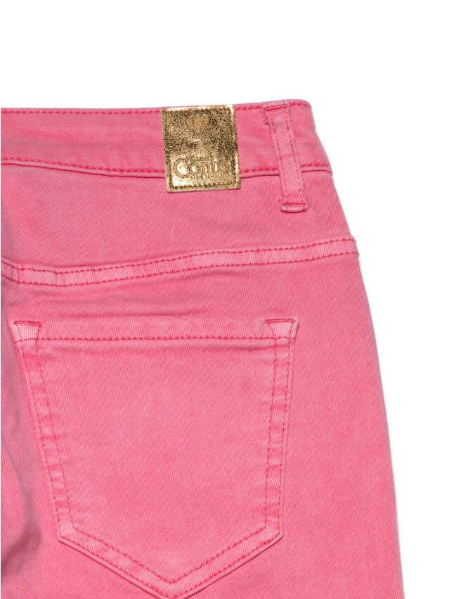 Skinny jeans with High rise CON-236, s.170-102, washed candy pink - 8