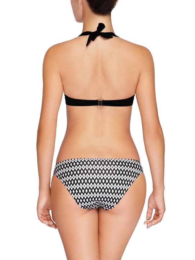 Women's swimming panties Conte Elegant STELLA, s.102, black-white - 5