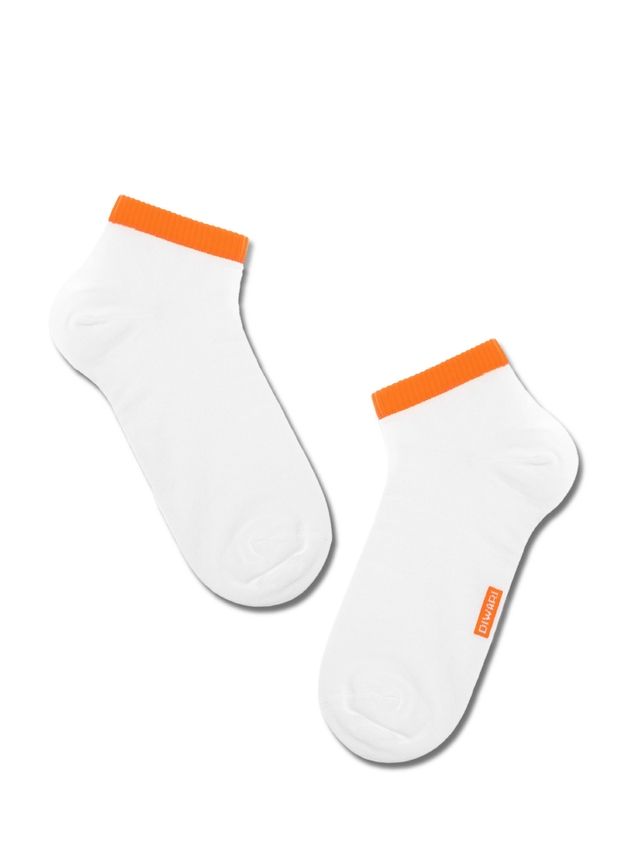 Men's socks DiWaRi ACTIVE, s. 42-43, 068 white-orange - 1
