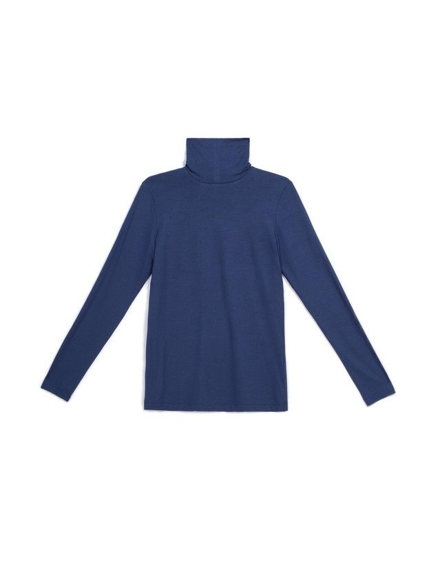 Women's polo neck shirt CONTE ELEGANT LD 820, s.170-92, denim - 5