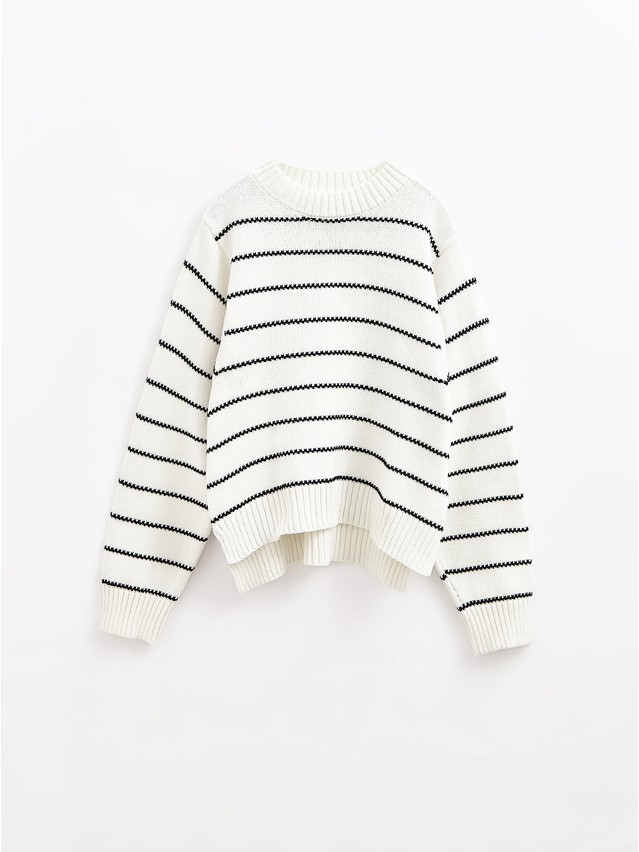 Women's pullover CONTE ELEGANT LDK24114, s.170-84, ecru-black - 8