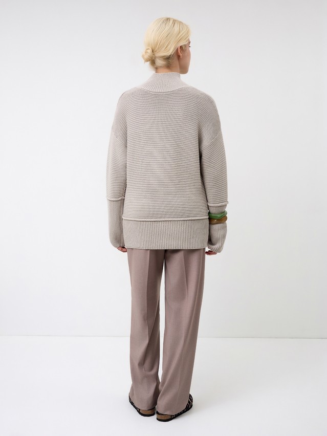 Women's pullover CONTE ELEGANT LDK24135, s.170-84, grey-beige - 5