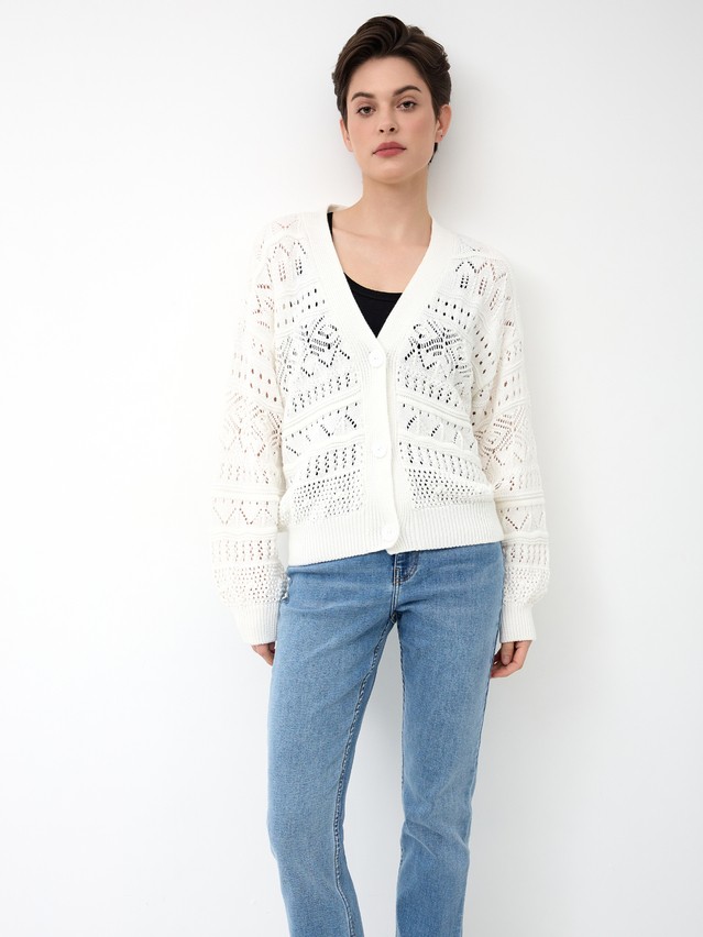 Women’s jacket CONTE ELEGANT LDK24112, s.170-84-88, ecru - 4
