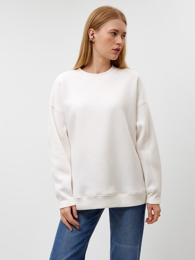 Women's polo neck shirt CONTE LD 3229, s.170-84, off-white - 1