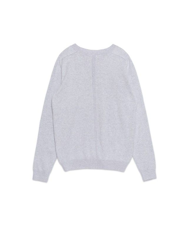Women's polo neck shirt CONTE ELEGANT LDK098, s.170-84, white smoke - 4