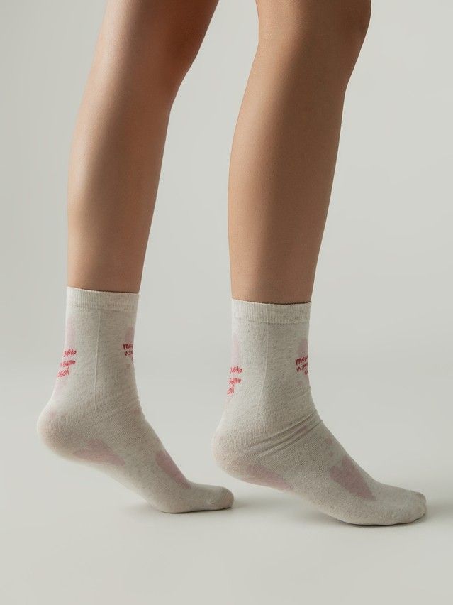 Women's socks CONTE ELEGANT FANTASY, s.23-25, 1143 beige - 3