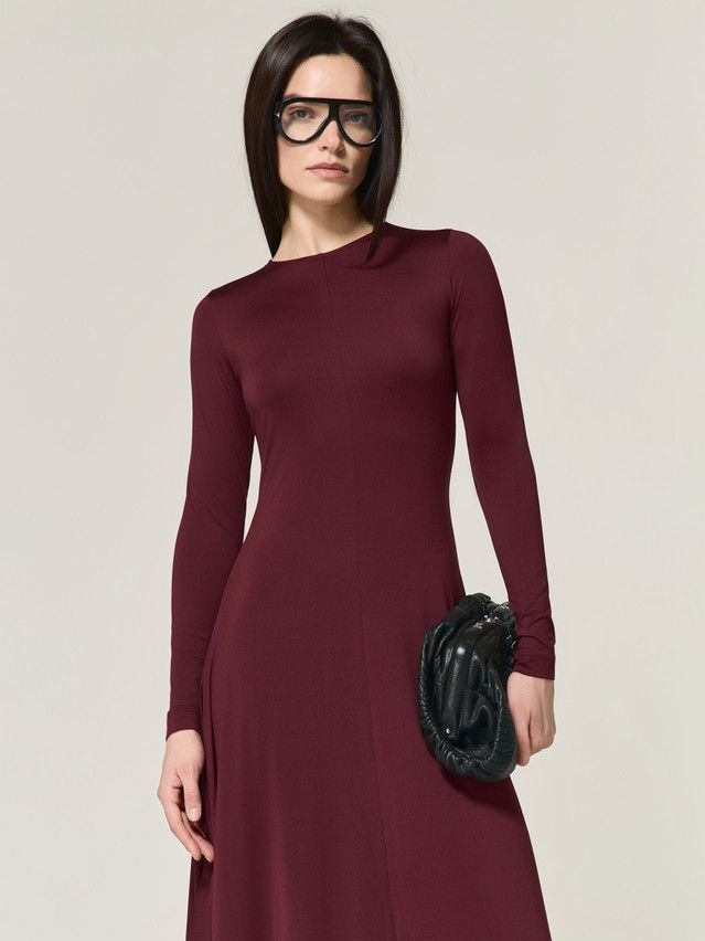 Women's gown CONTE LPL 3493, s.170-84-90, burgundy - 6