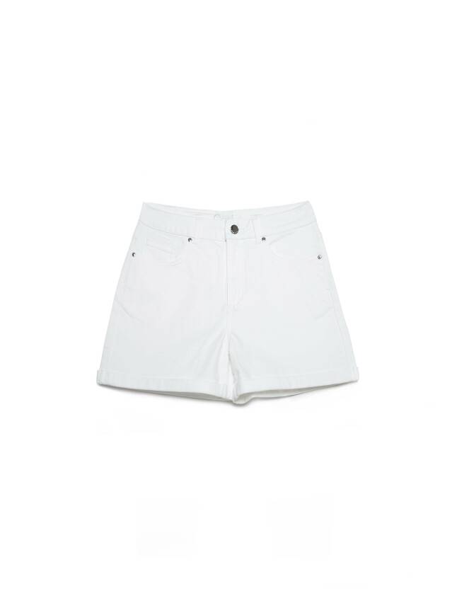 Women's denim shorts CON-244, s.170-90, white - 4