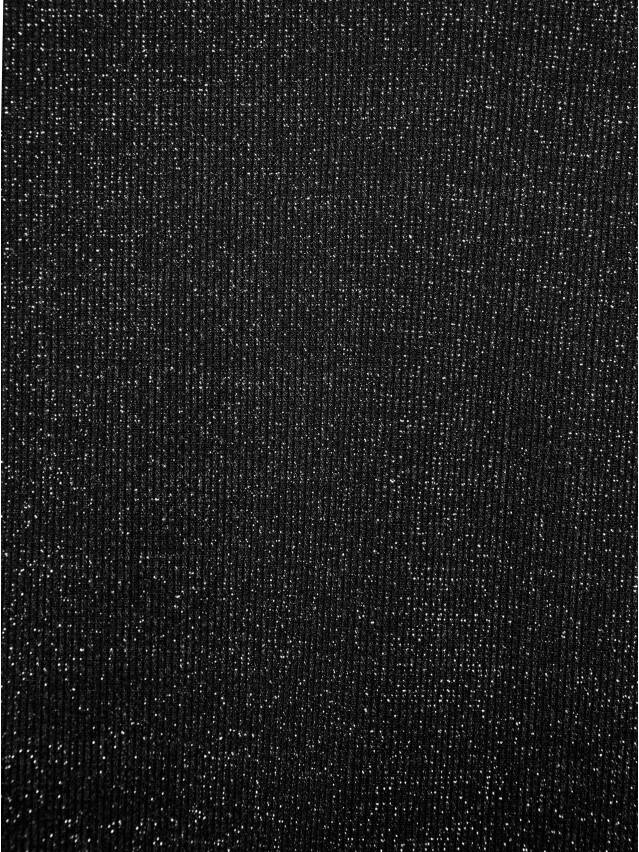 Women's polo neck shirt CONTE ELEGANT LD 1152, s.170-100, black-silver - 7