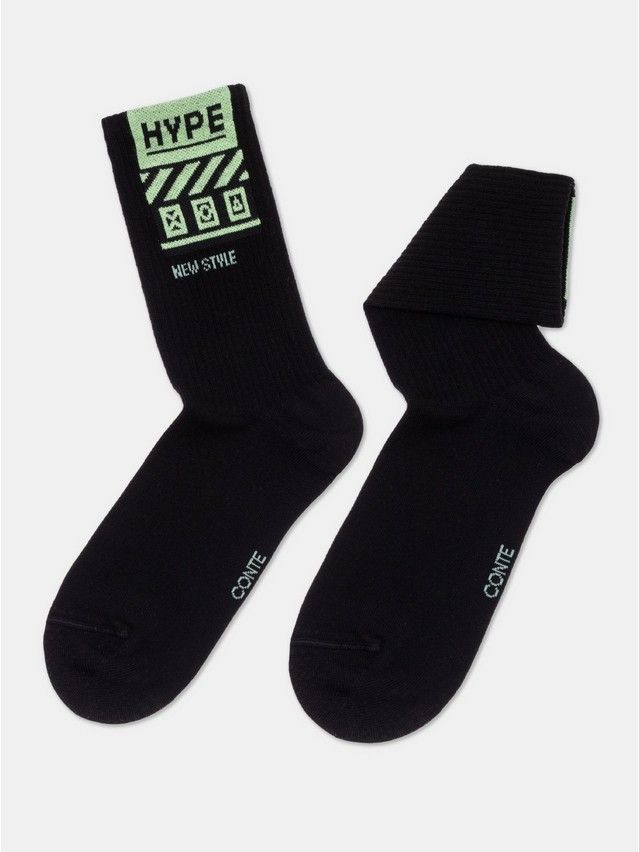 Women's socks CONTE ELEGANT ACTIVE, s.23, 487 black - 2