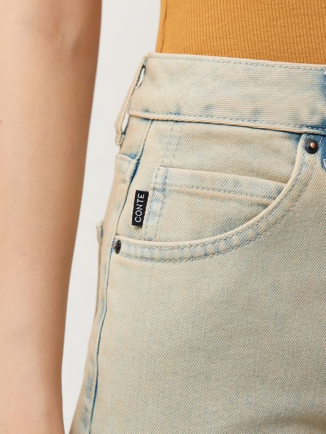 Women's jeans CONTE CON-978, s.164-90, blue beige - 7