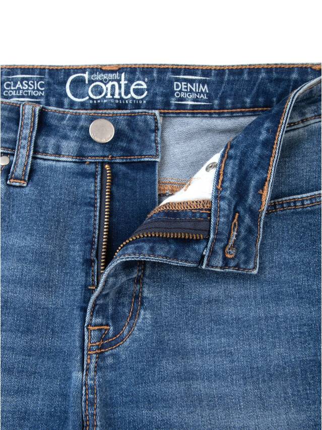 Denim trousers CONTE ELEGANT CON-41, s.170-102, dark blue - 6