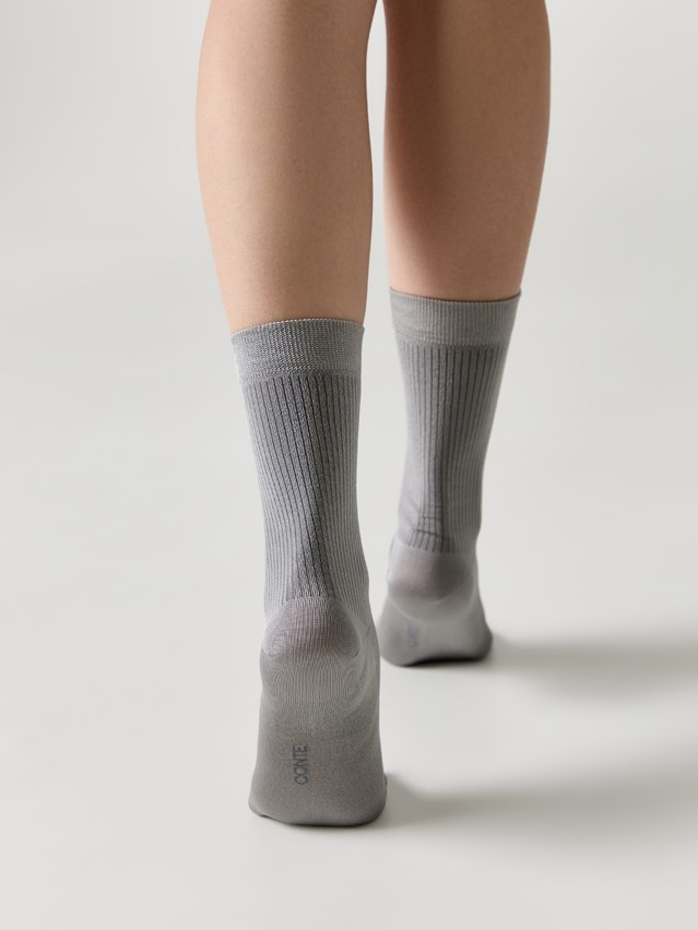 Women's socks CONTE ELEGANT CLASSIC, s.23-25, 1124 grey - 3
