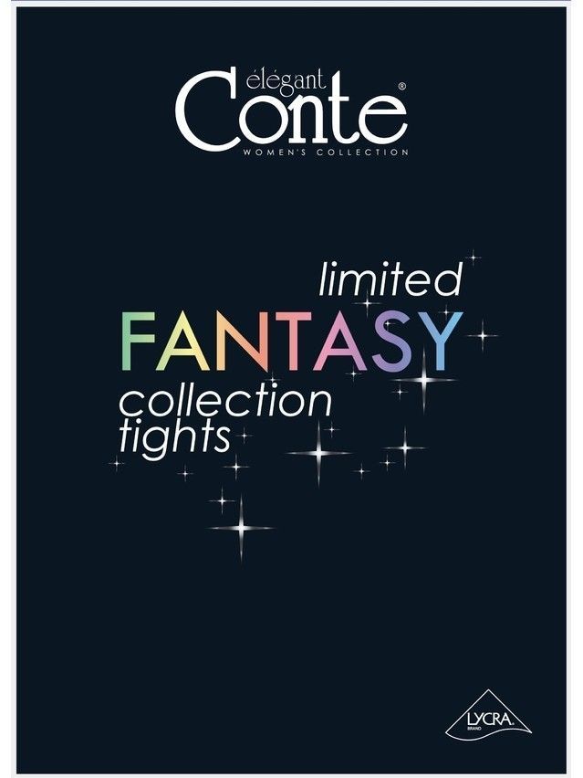 Women's tights CONTE ELEGANT LITTLE BOWS, s.2, nero - 6