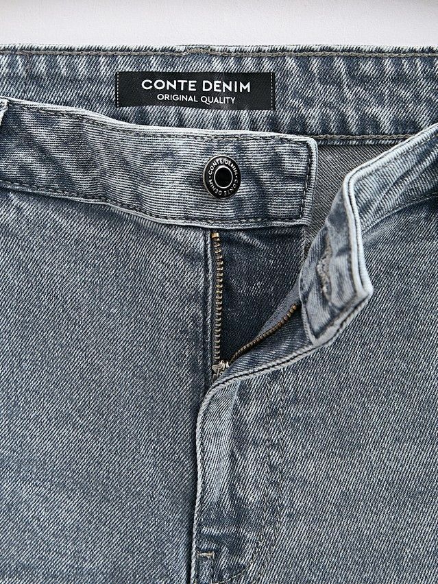 Denim trousers CONTE ELEGANT CON-785, s.170-102, grey - 11