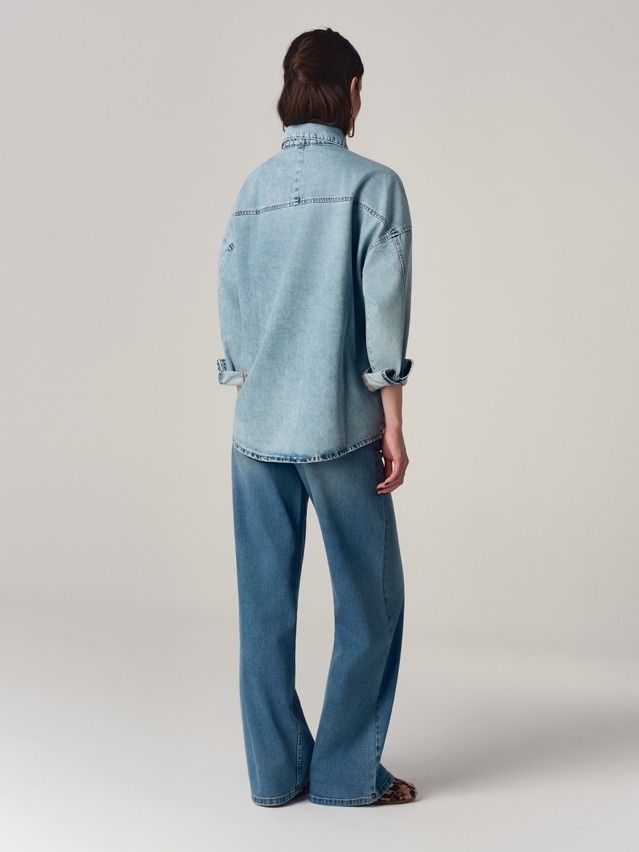 Denim windbreaker CONTE CON-925, s.170-84-90, light blue - 2