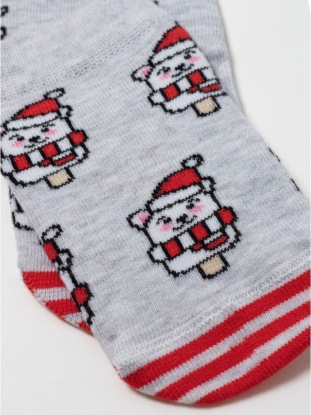 Children's socks CONTE-KIDS NEW YEAR, s.20-23, 951 light grey - 4