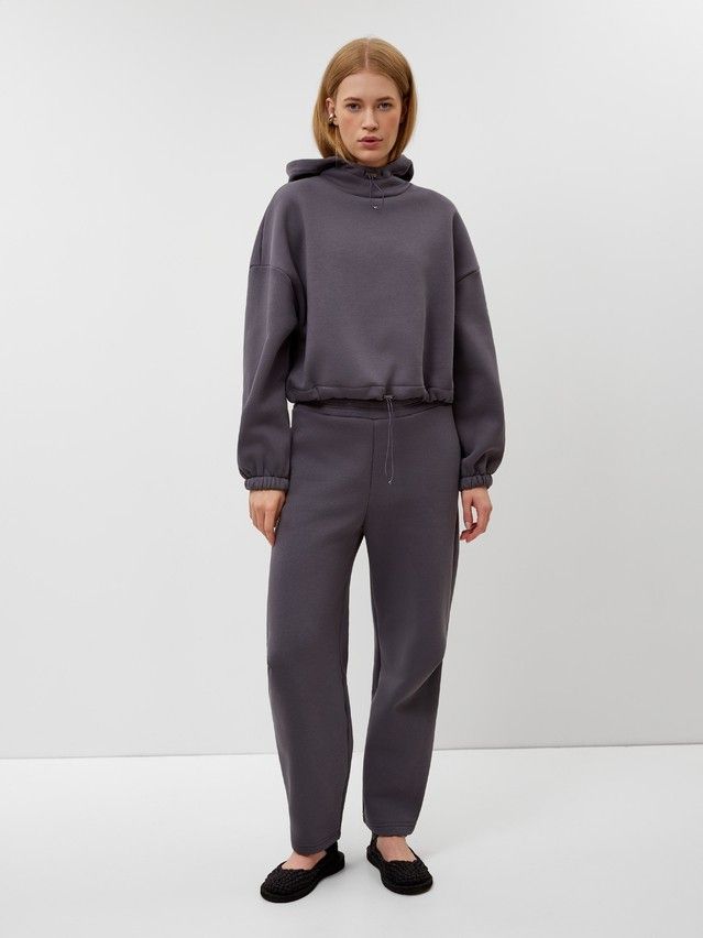 Women's polo neck shirt CONTE LD 3233, s.170-84, graphite - 2