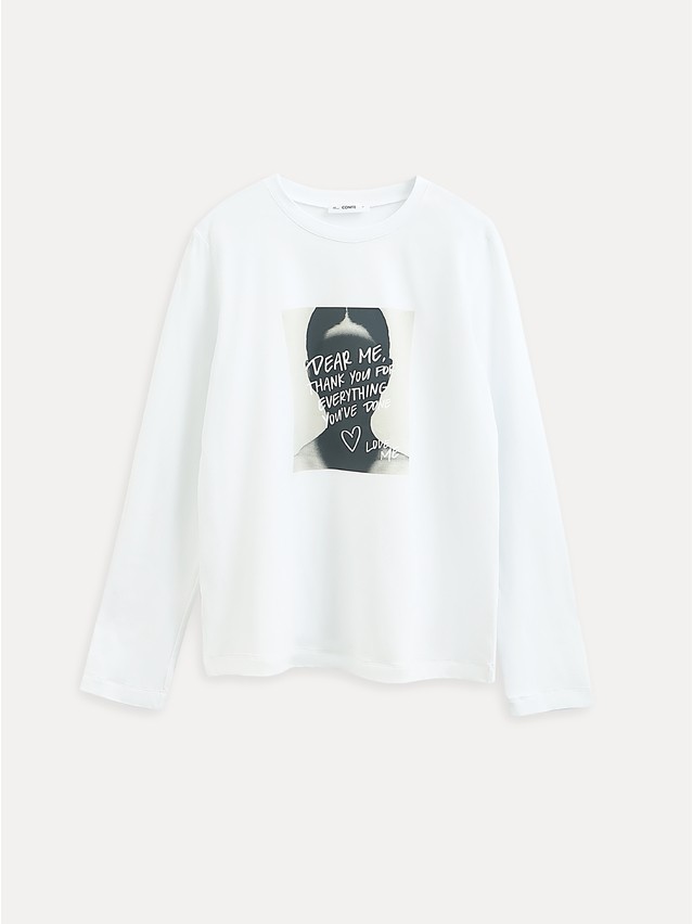 Women's polo neck shirt CONTE LD 3287, s.170-84, white-face - 1