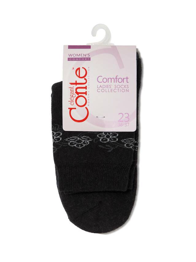 Women's socks CONTE ELEGANT COMFORT, s.23, 034 black - 3