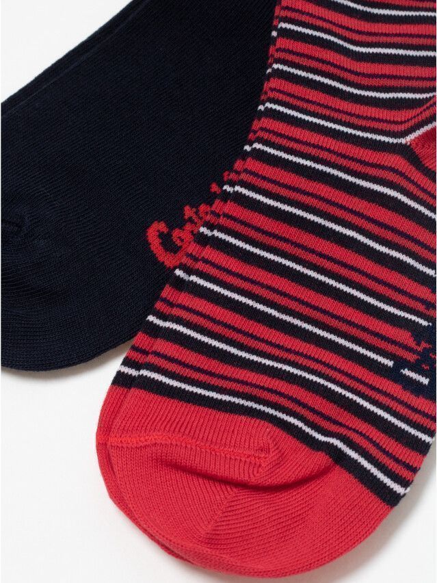 Children's socks CONTE-KIDS TIP-TOP (2 pairs),s.24-26, 701 navy-wine coloured - 7