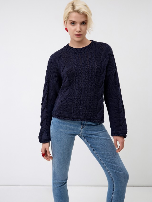 Women's pullover CONTE ELEGANT LDK24124, s.170-84, light lilac - 1